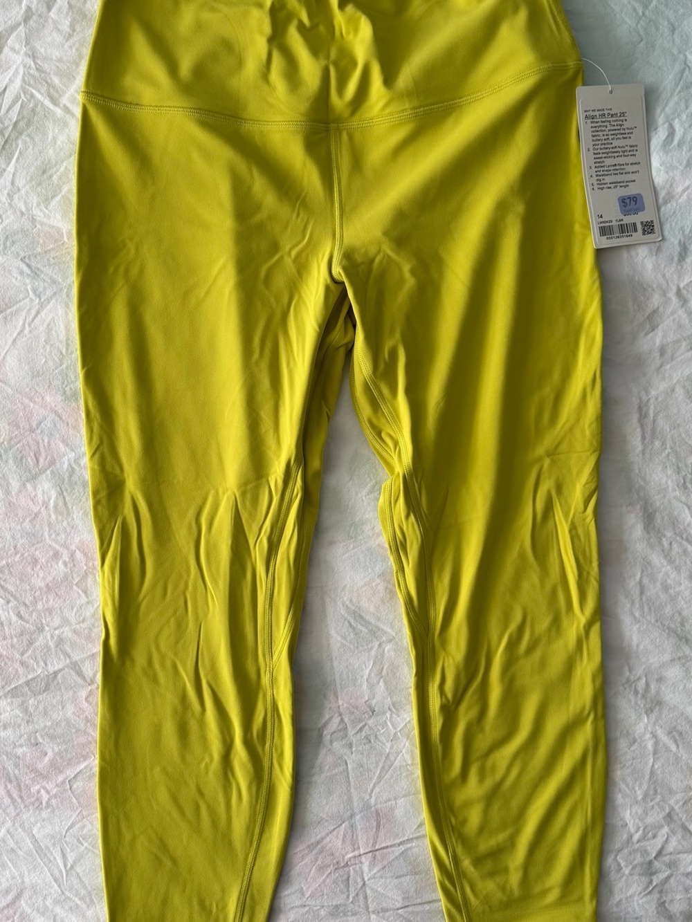 lululemon athletica Neon Yellow Leggings